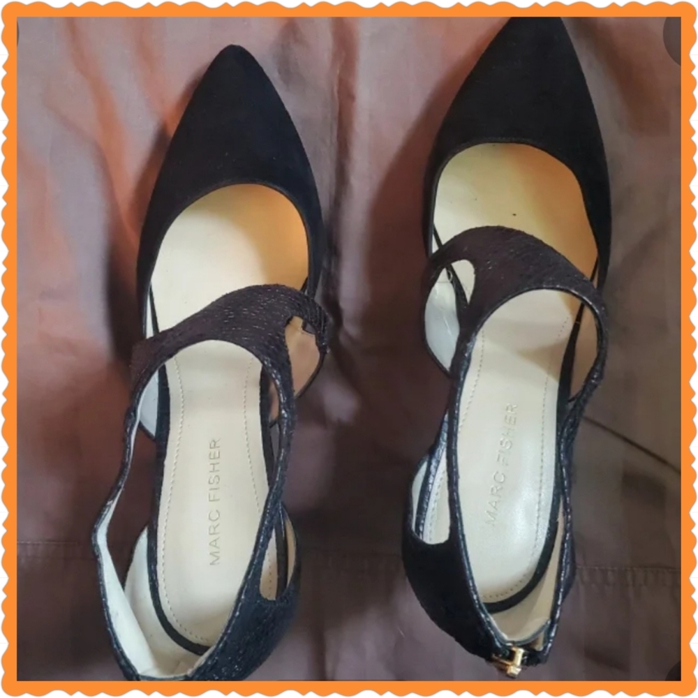 Marc Fisher Black Heels